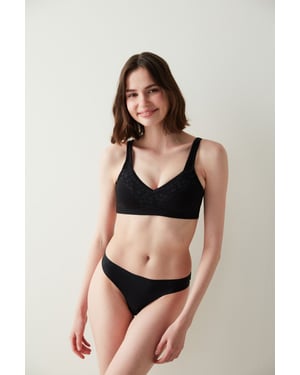 Mid-Waist Katoenen Jersey String