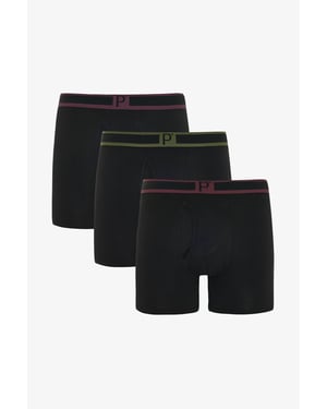 Heren Katoenen Jersey Boxer Shorts, 3-Pack