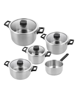 Demeyere Comfort 3 potten- en pannenset, 5-delig