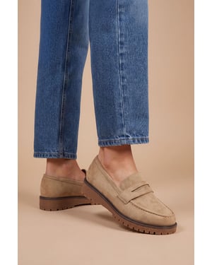 Sidnie Faux Suede Super Padded Loafers