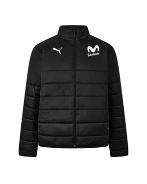 Men's Puma Estu Teamliga Padded Zip Performance Training Jacket in Black