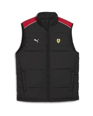 Men's Puma Ferrari Mt7 Padded Gilet in Black
