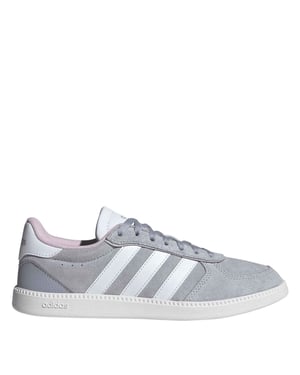 Women's adidas Breaknet Sleek Court Trainers in Halo Silver/Ftw