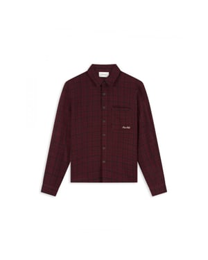 Pure Path 26030208 02 structured checked overshirt purep