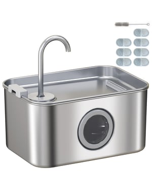 4goodz Kattenfontein 3,2l met stille pomp en actieve koolfilter
