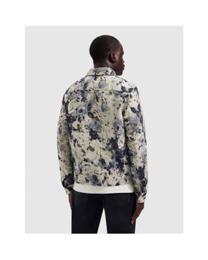 Pure Path 26030204 53 jacquard flower full-zip overshirt purep
