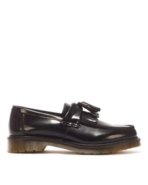 Dr. Martens Dr. martens adrian polished smooth black loafers unisex