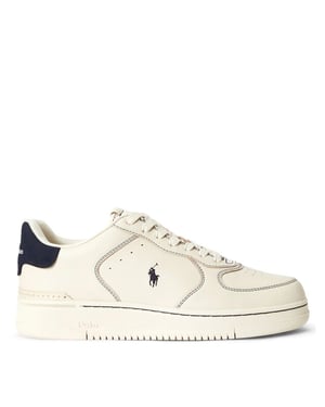 Ralph Lauren Masters court sneakers low top ecru lage sneakers unisex