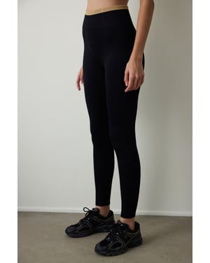 Ankel-långa slim fit tights
