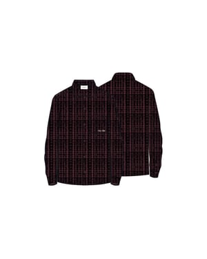 Pure Path Structured checked overshirt