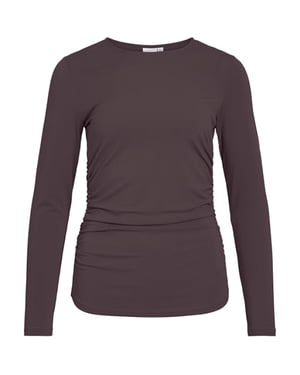 Vila Vilysera longsleeve top met ronde hals