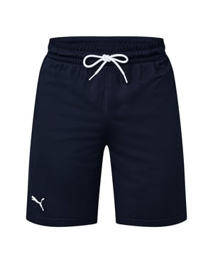 Men's Puma Hoops Team Practice Basketball Shorts in Navy