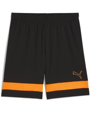 Men's Puma Attacanto Football Shorts in Black/Heat Fi