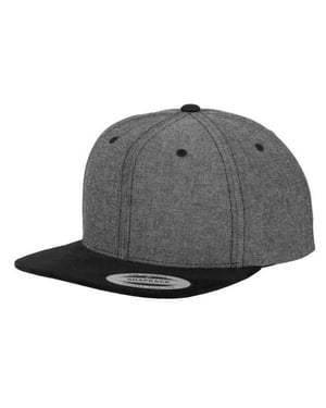 Flexfit Suède Snapback Cap (Zwart)