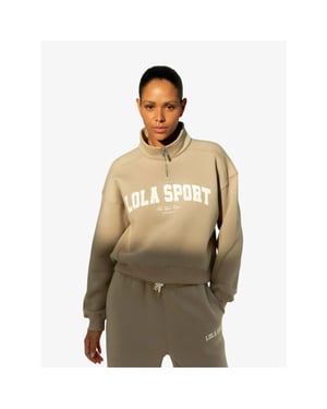 The Lola Club Dames sweater jayla half zip