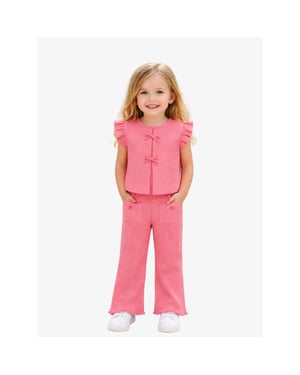 Mayoral Meisjes set flared rib top