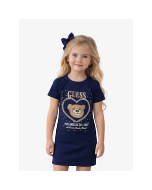 Guess Meisjes jurk punto milano secret blauw