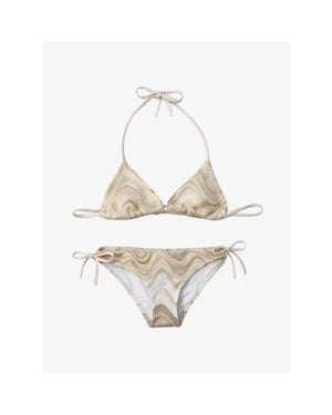 MC Saint Barth Meisjes bikini triangle rachel sea wave