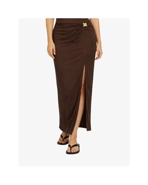 Guess Dames rok brigitte regal bruin