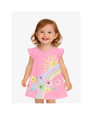 Mayoral Meisjes jurk regenboog