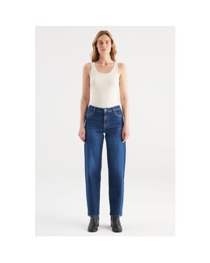 C.O.J. Denim Broek beth dark blue
