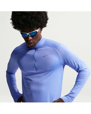 Men's Nike Stride Half Zip Top in Royal Pulse