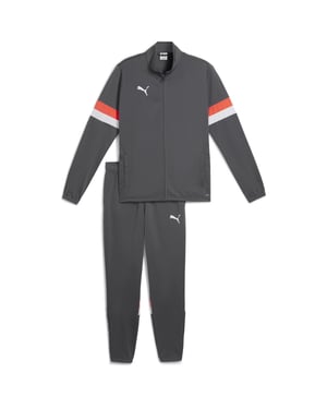 Men's Puma Piping Tracksuit in Cool Dark Gray