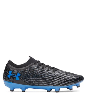 Men's Under Armour Pro Adults Firm Ground Football Boots in Black/Blue