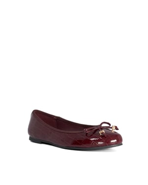 Dune Ladies Harped - Bow-Detail Ballet Flats
