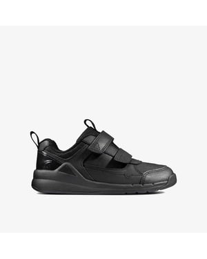 Orbit Sprint T Black Leather Shoes