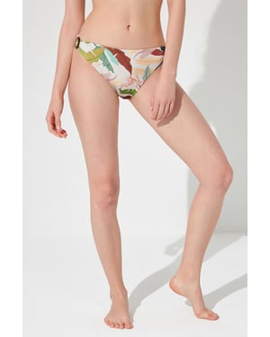 Lage Taille Tropicale Hipster Bikini Onderkant