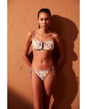 Gestreepte Bikini Top