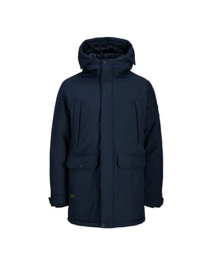 Jack & Jones Jas winter Finn Softshell Parka Blauw