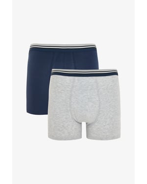 Heren Katoenen Elastaan Boxer Shorts, 2 Pack