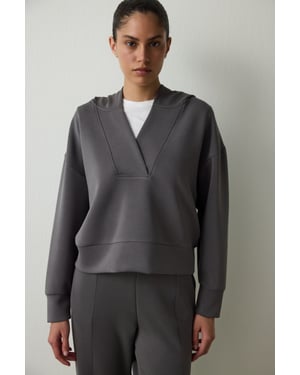 Women's Cropped Hooded Hoodie