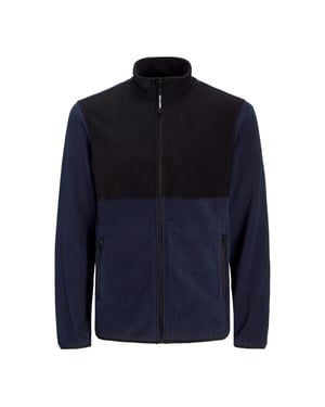 Jack & Jones Vest Flame Fleece Jacket Blauw