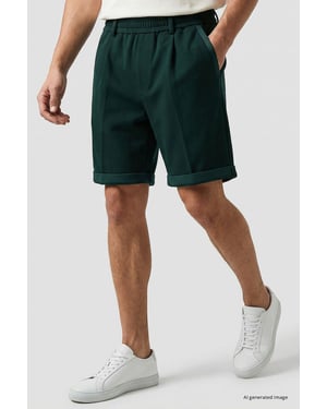 Heren Mid Waist Wijde Broekshorts
