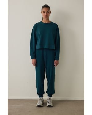 Effen Crew Neck Midi Sweatshirt