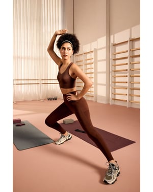 Enkel-lange jersey tights