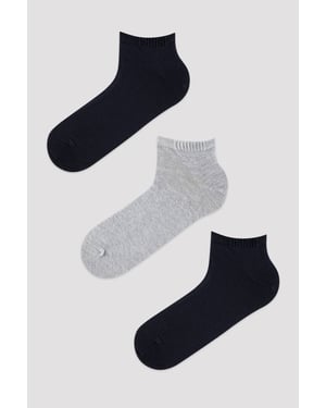 Herr 3-pack ankelsockor