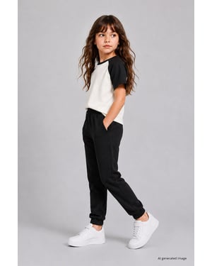 Jeugd Unisex Tappered Joggingbroek