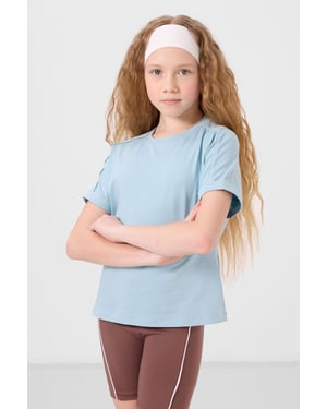 Unisex Katoen Elastaan T-shirt voor Jongeren