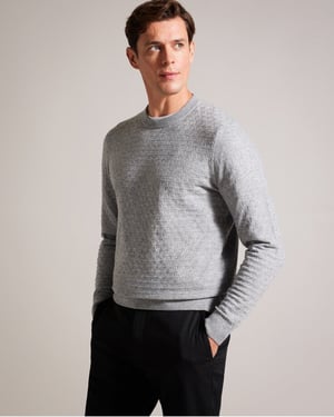 Ted Baker Loung Herrar Långärmad T Stricktröja