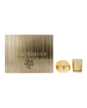 Paco Rabanne Lady Million Eau de Parfum 50ml & Candle Gift Set