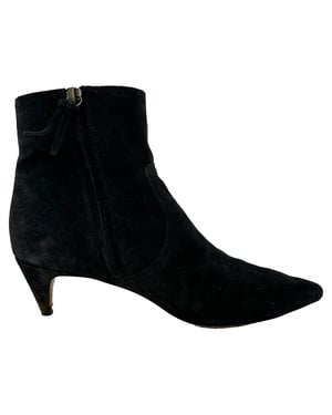 Isabel Marant Derst 60 Ankelboots i svart mocka