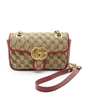 Gucci stoffen schoudertas GG Marmont