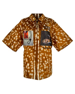 Burberry Bambi Oversized Polo in Multicolor Cotton