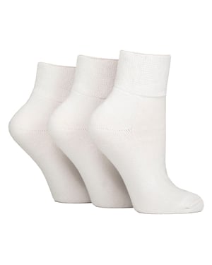 3-Pack Unisex Bamboe Diabetische Enkel Sokken Zacht Ademend Comfortabele Pasvorm Voor Elke Dag