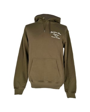 Dior Logo-Embroidered Hoodie in Brown Cotton