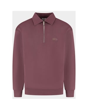 Bos Bright Blue Supply & co. half zip sweater heren aarav halfzip sweat sco26312aa07/6002